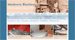 Desktop Screenshot of marbrerie-blachere.com